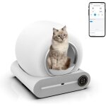 Liti�re autonettoyante - robot intelligent - 65l + 9l - contr�le par application - d�sodorisation