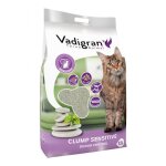 Litire pour chat - vadigran - bentonite sensitive - sans parfum - agglomrante - 12 litres soit 12 kg ...