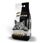 Liti�re - hilton - bentonite - charbon actif - 100% naturel - 5l pour chat