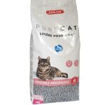 Litire pure cat minrale absorbante parfume 20 litres soit 13 kg pour chats - zolux