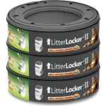 Recharges rondes pour poubelle de litire litter locker ii - chat - vert
