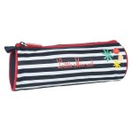 Little marcel trousse ronde 1 compartiment bleu marine / blanc enfant