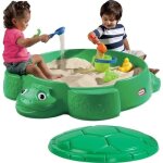 Little tikes - bac � sable tortue - vert - jeu cr�atif de plein air - � partir de 12 mois