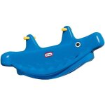Little tikes - baleine double  bascule bleue - convient pour 1 2 ou 3 enfants