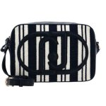 Liu jo sac � �paule bandouli�re bleu fonc� cr�me pour femme - lucente camera case m midnight 206733