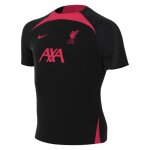Maillot liverpool fc strike - enfant - coupe ajustée - manches courtes - noir Maillot liverpool fc strike - enfant - coupe ajustée - manches courtes - noir