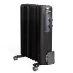 Livoo radiateur bain dhuile 2000w noir - dom502