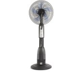 Ventilateur brumisateur - livoo - dom411 -  45 cm - hauteur 125 cm - 59 db - 3 vitesses - mode nuit ...