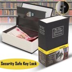 Livre coffre - fort dictionnaire caisse  monnaie scurit bote cachette antivol couleur alatoire