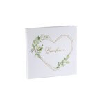 Livre dor -  bonheur - mariage - couverture illustre - 20 pages - blanc