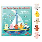 Livre et marionnettes de bain ludi - modle ludi - 100% pvc - pour bb  partir de 10 mois
