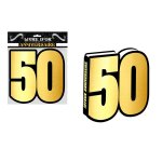 Livre dor anniversaire 50aine 20p 23x21cm or Livre dor anniversaire 50aine 20p 23x21cm or