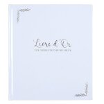 Livre dor nos moments inoubliables 20x25cm blanc