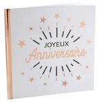 Livre dor - non spécifié - ref / 6651 - blanc et rose gold - 24cm x 24cm - 10 pages blanches Livre dor - non spécifié - ref / 6651 - blanc et rose gold - 24cm x 24cm - 10 pages blanches