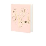 Livre dor - rose - motif guest book - 245 cm - mariage