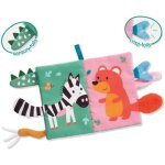 Livre en tissu sensoriel avec queues d?animaux Livre en tissu sensoriel avec queues d?animaux