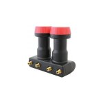 Lnb monobloc quad 6° - megasat - diavolo - 01db - 4 sorties - résistant aux intempéries Lnb monobloc quad 6° - megasat - diavolo - 01db - 4 sorties - résistant aux intempéries