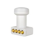 Lnb quad hd - profi 01 db gain 60 db tête universelle 4 sorties full hd 3d 4k Lnb quad hd - profi 01 db gain 60 db tête universelle 4 sorties full hd 3d 4k