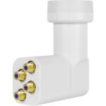 Megasat hd - profi t�te lnb quattro capacit� de chargement: 40 mm contacts de connexion dor�s r�sistant ...