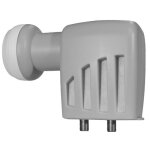 Lnb twin - universel - 2 sorties - fr�quence 10. 70 / 12. 75 ghz - temp�rature - 30�c � 60�c