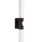 Locinox g�che polyamide pour portillon de jardin pour profils ronds en ral 9005 skrz900560