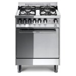 Lofra m65mf cuisini�re 60x50 inox poli � 4 br�leurs gaz � four �lectrique multifonction 57 l � classe ...