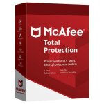 Logiciel antivirus - mcafee - total protection - 1 an - 1 appareil - tlchargement