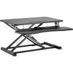 Logilink eo0033 poste de travail de bureau assis - debout plage daltitude: 100  505 mm noir