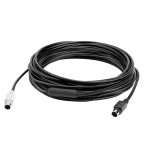 Cble pour transfert de donnes - logitech - 10 m mini - din - compatible camra tlphone vido confrence ...