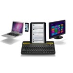 Clavier logitech k480 - sans fil bluetooth - allemand - noir