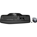 Clavier et souris wireless desktop mk710 - logitech - sans fil rf - noir
