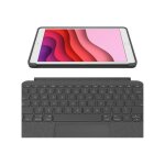 Clavier et tui - logitech - combo touch - qwerty italien - rtroclair - graphite