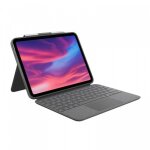 Logitech combo touch detachle keyboard case for ipad (10th gen) with large precision trackpad full - ...