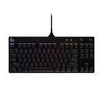 Logitech g - clavier gaming m�canique pro conception ultra - portable sans pav� num�rique cble micro ...