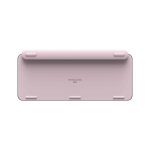Logitech mx keys mini - clavier compact r�tro�clair� rf / bluetooth qwerty (italien) rose