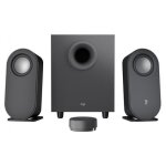 Enceintes logitech z407 - 2. 1 canaux - sans fil - bluetooth - usb - 40 watts - gris graphite