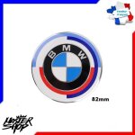 Accessoire automobile - bmw - logo m 82 mm - 50e anniversaire - r�tro - compatible s�rie 1 � 7
