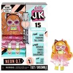 Lol surprise mini poup�es mannequin jk - neon q. t. - 15 surprises v�tements et accessoires