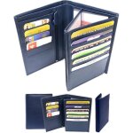 Loluna® grand portefeuille homme cuir véritable 4 volets pour carte grise permis identité cartes billet ... Loluna® grand portefeuille homme cuir véritable 4 volets pour carte grise permis identité cartes billet ...