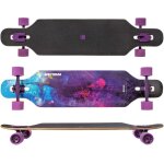 Longboard spectrum raven - skateboard - mixte - adulte - 4 roues - glisse urbaine