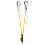 Longe double avec absorbeur dénergie intégré et connecteurs mgo absorbica - y mgo petz - l014ca01 Longe double avec absorbeur dénergie intégré et connecteurs mgo absorbica - y mgo petz - l014ca01