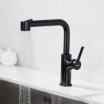 Robinet cuisine noir avec douchette extractible 2 fonctions mitigeur cuisine rotatif à 360° en inox barboteur ... Robinet cuisine noir avec douchette extractible 2 fonctions mitigeur cuisine rotatif à 360° en inox barboteur ...