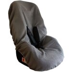 Looping housse ponge pour sige auto groupe 1 / 2 / 3 - gris