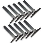 Lot de 10 attaches souples  clipser - ressort de suspension pour fixation de tablier - verrou attache ...