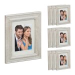 Relaxdays cadres photo lot de 10 13x18cm format portrait ou paysage  accrocher ou poser passe - partout ...