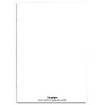 Lot de 10 cahiers piqûre 48 pages grands carreaux seyès format 24 x 32 cm couverture polypro blanc Lot de 10 cahiers piqûre 48 pages grands carreaux seyès format 24 x 32 cm couverture polypro blanc