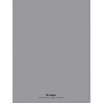 Lot de 10 cahiers piqûre 48 pages grands carreaux seyès format 24 x 32 cm couverture polypro gris Lot de 10 cahiers piqûre 48 pages grands carreaux seyès format 24 x 32 cm couverture polypro gris