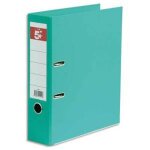 Lot de 10 classeurs à levier vert clair dos de ? Lot de 10 classeurs à levier vert clair dos de ?
