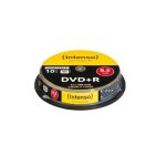 Lot de 10 dvd + r dl intenso 8. 5 go 8x - spindle
