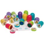 Tampons encreurs animaux - gros - lot de 10 - multicolore - pour enfants - 45 cm de hauteur